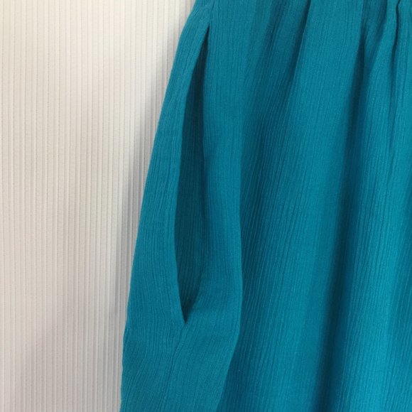 90's Embroidered Crepe High Rise Mom Shorts /Sz.14 - Picture 4 of 6